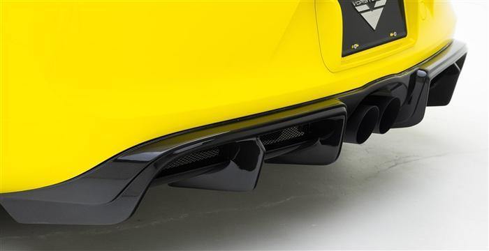 VBR V-CS Carbon Fiber Aero Rear Diffuser - 981 Cayman GT4 *NLA*