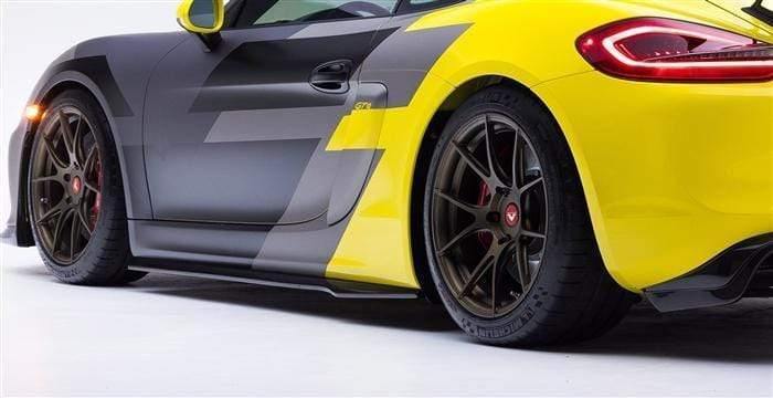 VBR V-CS Carbon Fiber Aero Side Skirts - 981 Cayman GT4 *NLA*