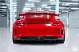 Porsche 991.1 GT3/RS - Complete Racing Valve Exhaust, Header with 200 Cell Sport Cat, & Carbon Underbody Cover (with CES-3 Remote)
