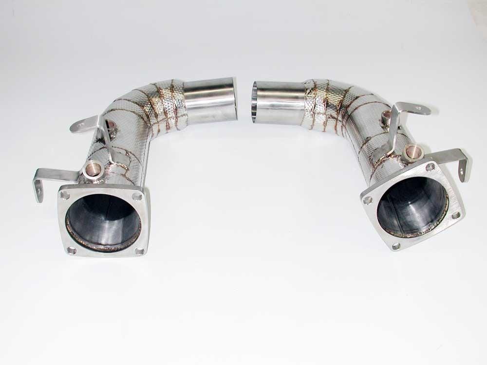 Racing Dynamics Porsche 991.2 Cat By-Pass Pipes - (NLA)