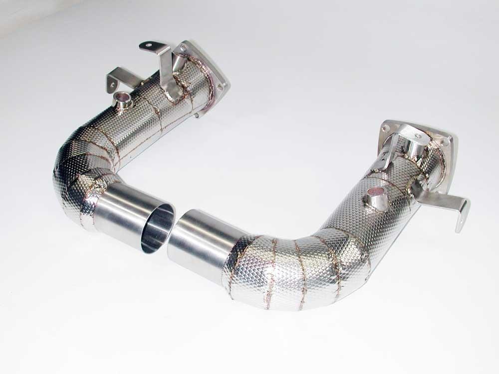 Racing Dynamics Porsche 991.2 Cat By-Pass Pipes - (NLA)
