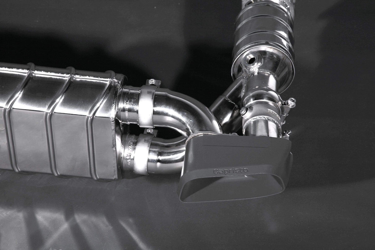 Porsche 997 Turbo/Turbo S/GT2/GT2 - RS Complete Valved Exhaust & 200 Cell Sport Cats (with CES-3 Remote) with Ceramic Coated End Pipes