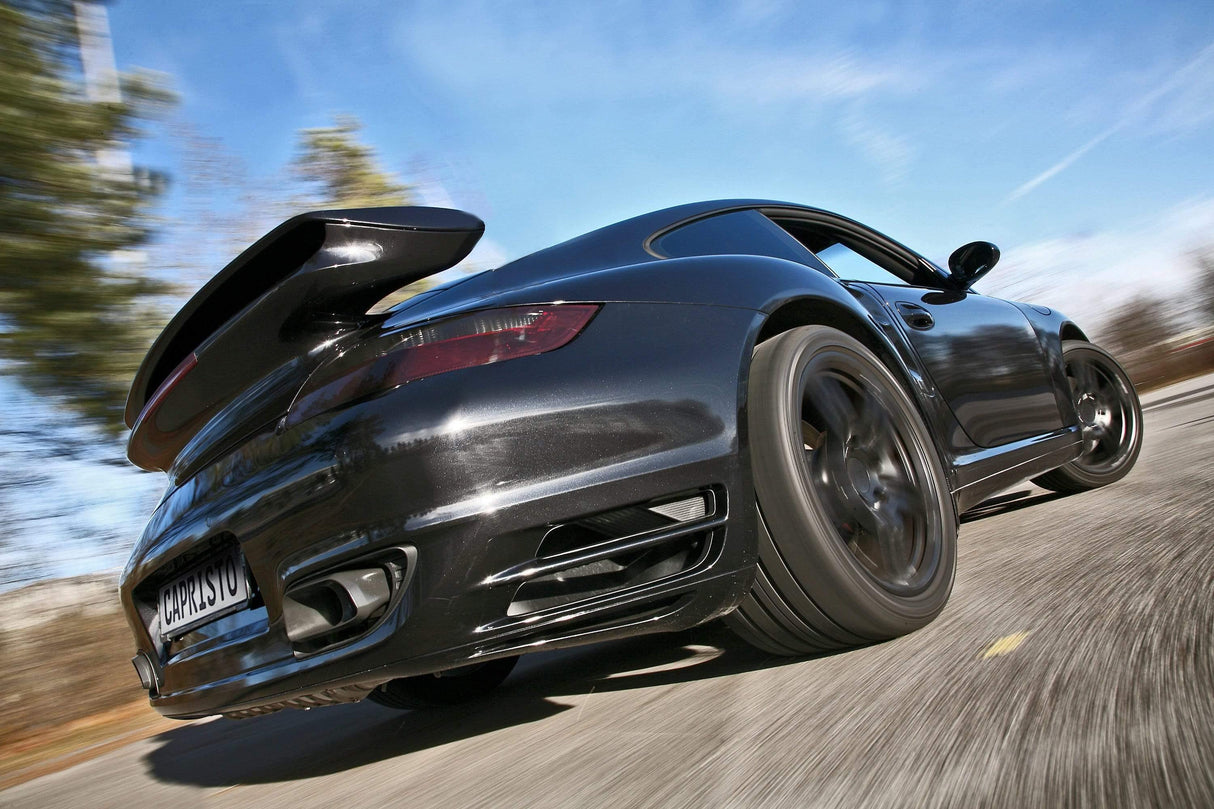 Porsche 997 Turbo/Turbo S/GT2/GT2 - RS Complete Valved Exhaust & 200 Cell Sport Cats (with CES-3 Remote) with Ceramic Coated End Pipes