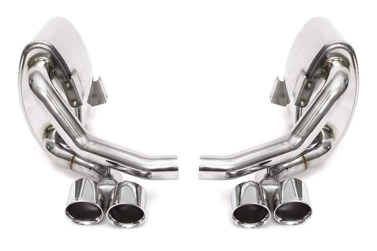Fabspeed Maxflo Exhaust System - Porsche 997 Carrera - Carrera S - Polished Chrome