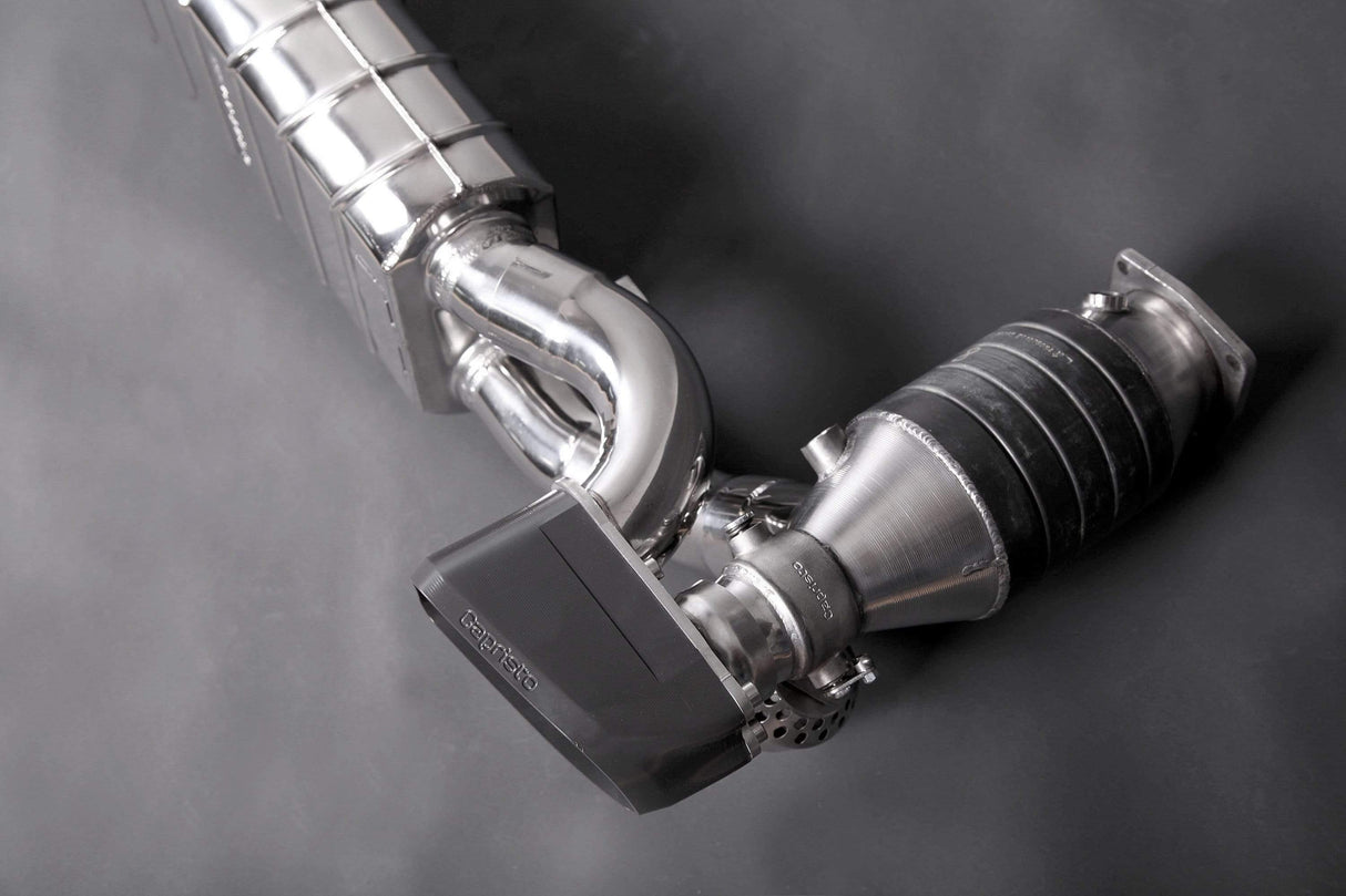 Porsche 997 Turbo FL & Turbo S Valved Exhaust & 200 Cell Sport Cats (with CES-3 Remote) with Ceramic Coated End Pipes