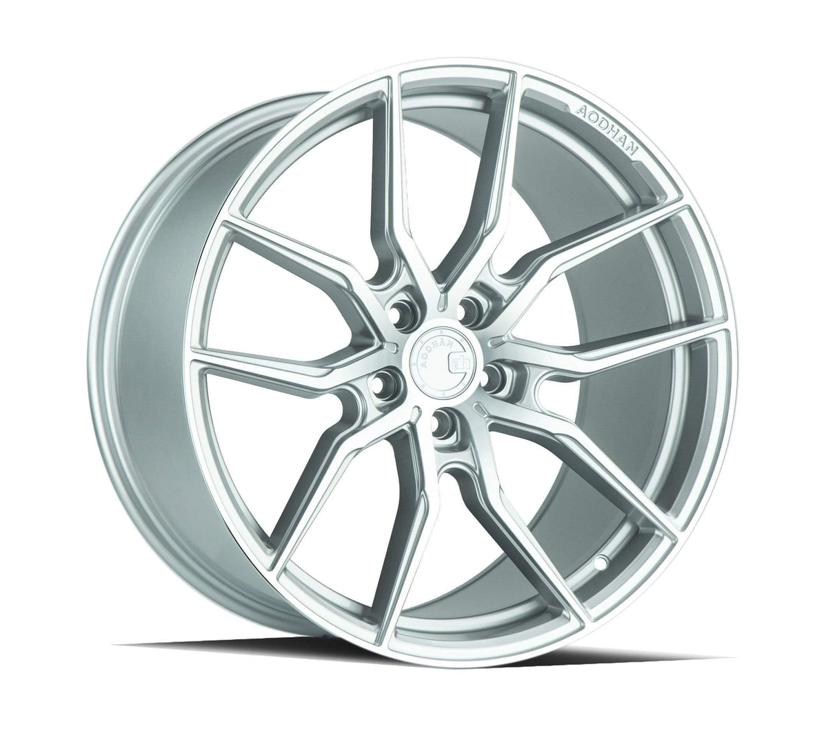 Aodhan AFF1 20" 5x114.3 Gloss Silver Machined Face