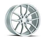 Aodhan AFF1 20" 5x114.3 Gloss Silver Machined Face
