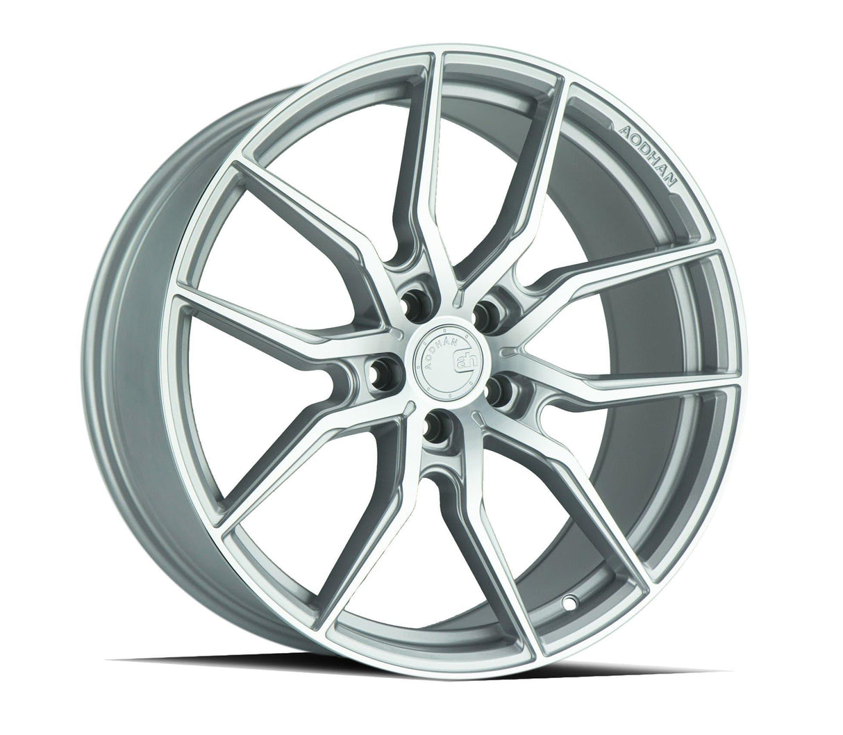 Aodhan AFF1 20" 5x114.3 Gloss Silver Machined Face