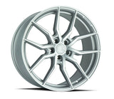 Aodhan AFF1 20" 5x114.3 Gloss Silver Machined Face