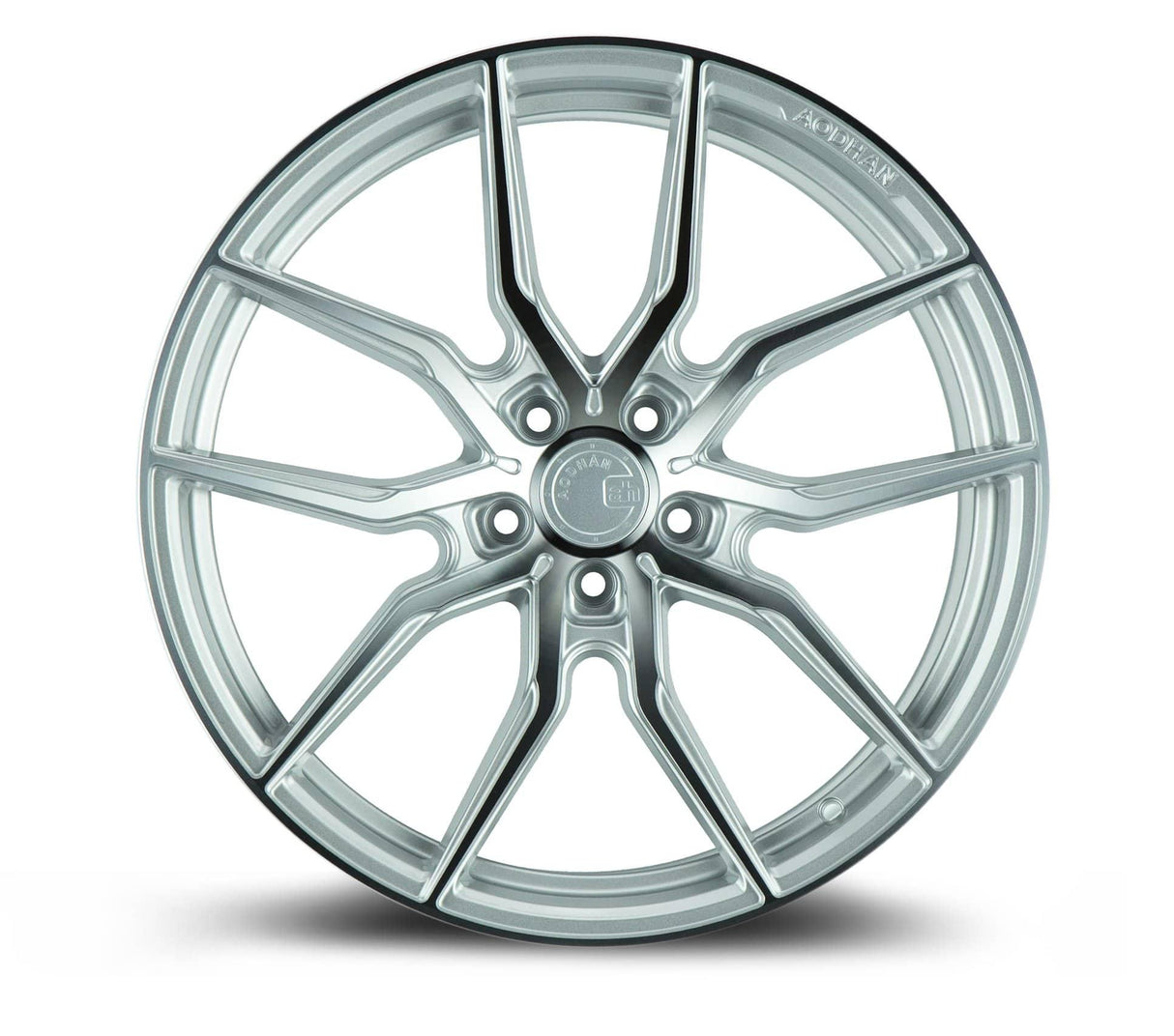 Aodhan AFF1 20" 5x114.3 Gloss Silver Machined Face