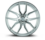 Aodhan AFF1 20" 5x114.3 Gloss Silver Machined Face