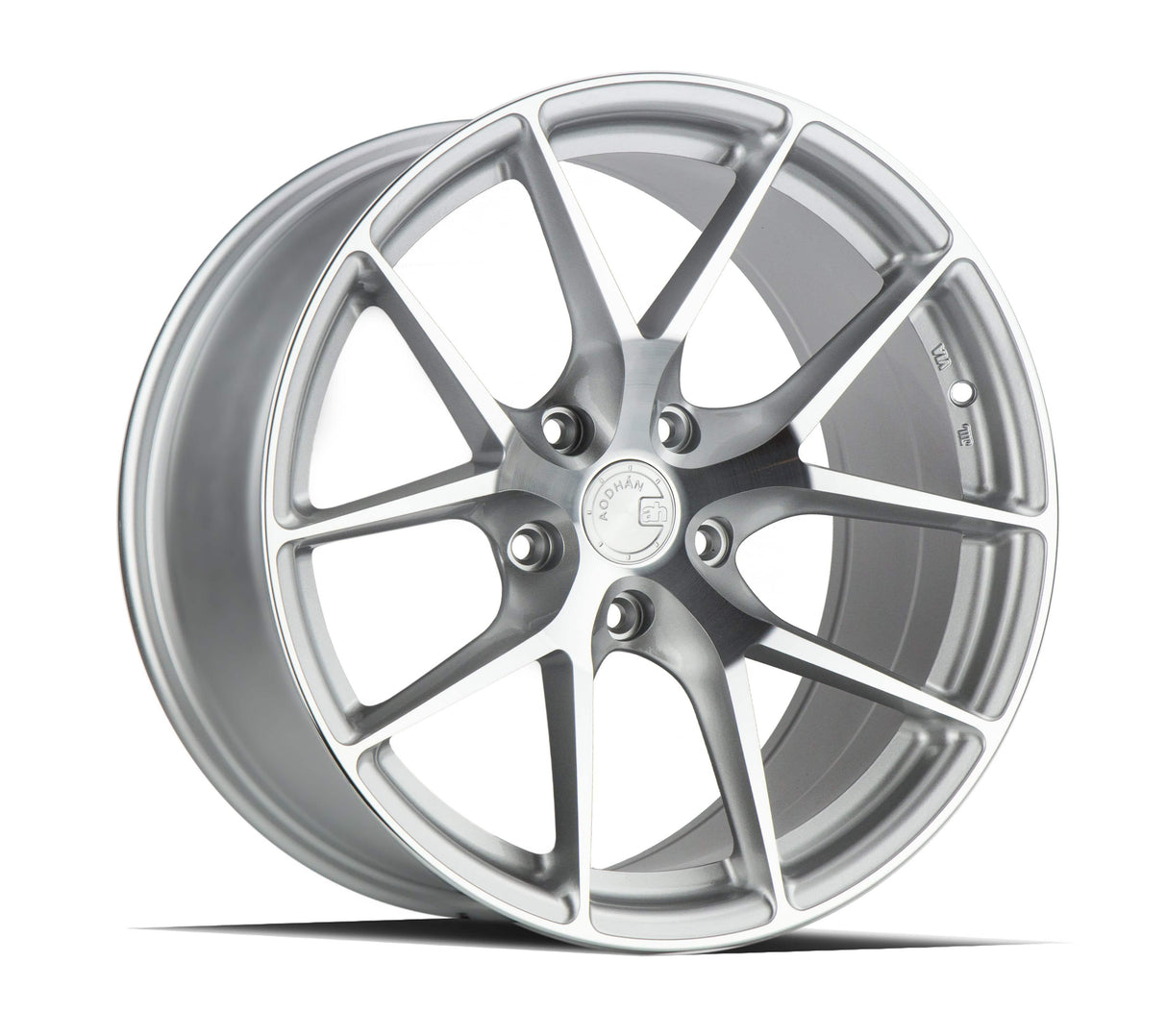 Aodhan AFF7 18" 5x120 Gloss Silver Machined Face