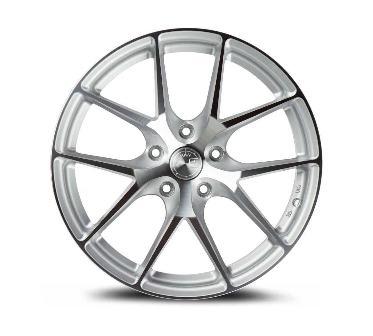 Aodhan AFF7 20" 5x112 Gloss Silver Machined Face