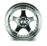 Aodhan AH03 17" 5x100/114.3 Silver Machined Face And Lip