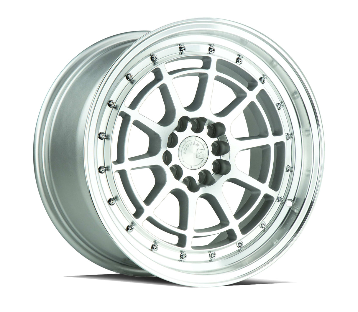 Aodhan AH04 17" 5x100/114.3 Silver Machined Face And Lip
