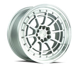 Aodhan AH04 17" 5x100/114.3 Silver Machined Face And Lip