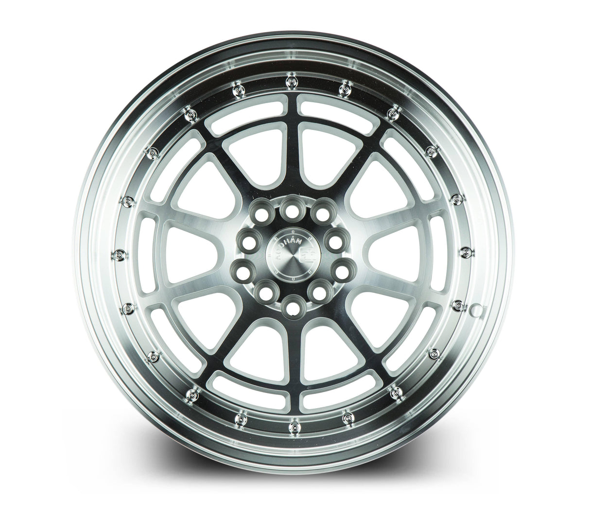 Aodhan AH04 17" 5x100/114.3 Silver Machined Face And Lip