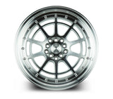 Aodhan AH04 17" 5x100/114.3 Silver Machined Face And Lip