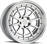 Aodhan AH04 18" 5x114.3 Silver Machined Face And Lip