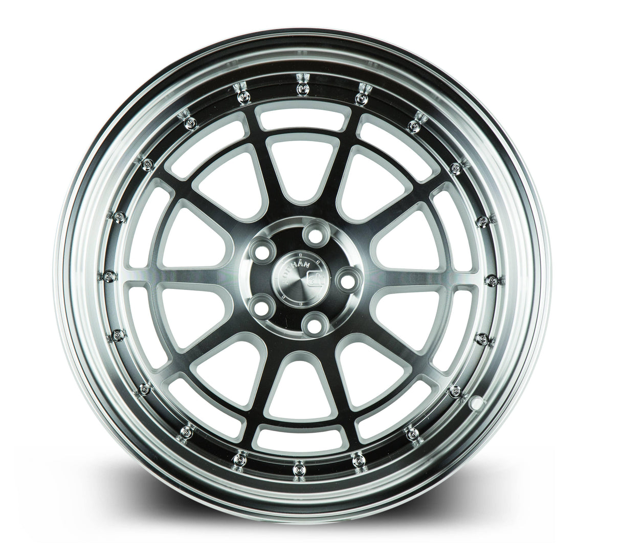 Aodhan AH04 18" 5x114.3 Silver Machined Face And Lip