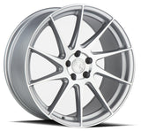 Aodhan AH09 18" 5x100 (Driver Side) Gloss Silver Machined Face