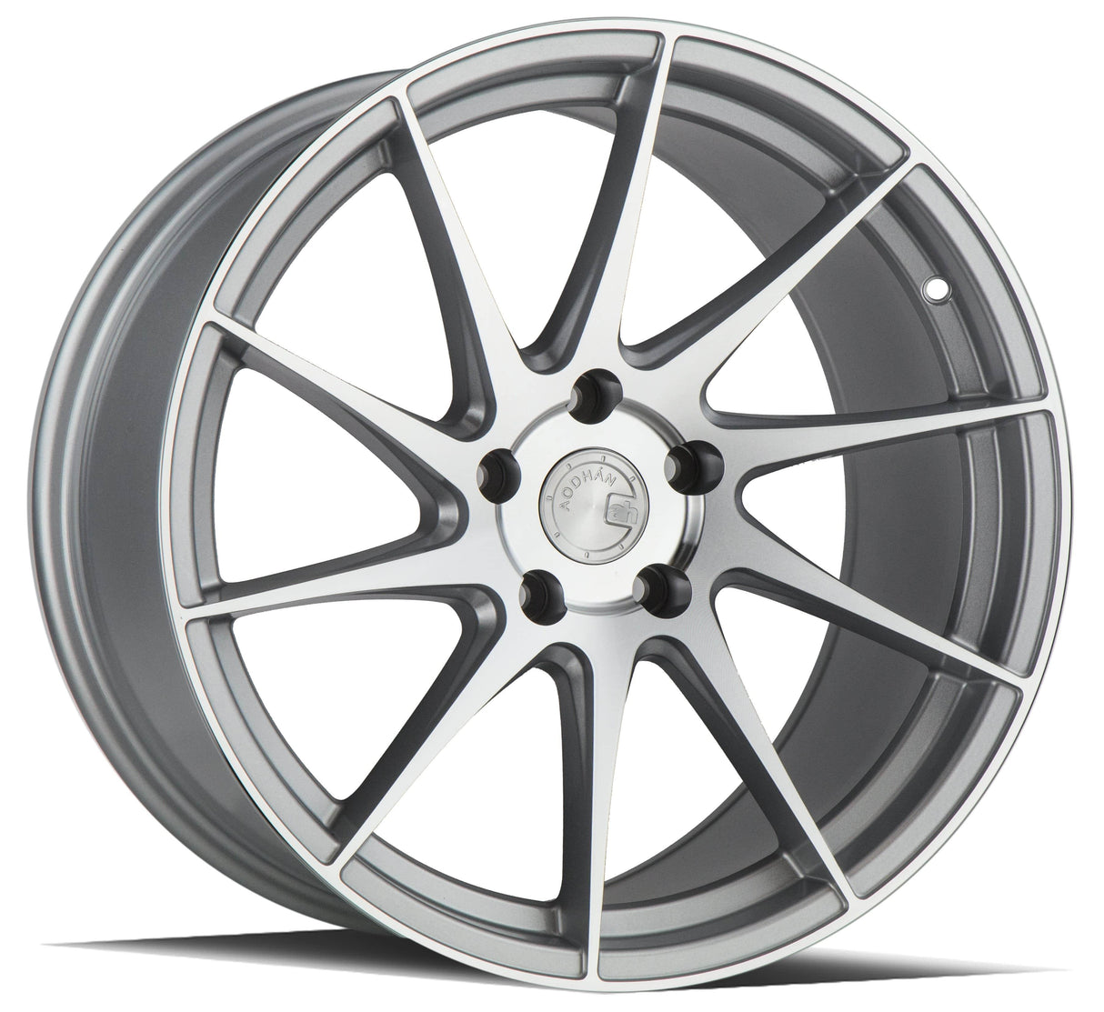 Aodhan AH09 18" 5x100 (Driver Side) Gloss Silver Machined Face
