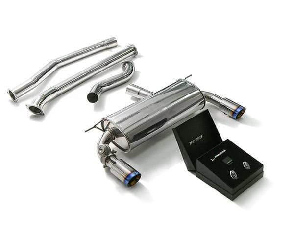 ARMYTRIX Stainless Steel Valvetronic Catback Exhaust System Dual Blue Coated Tips BMW 340i | 440i F3x 17+