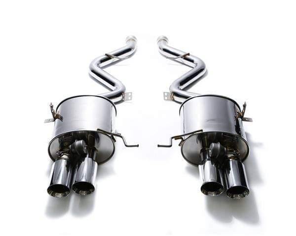 ARMYTRIX Stainless Steel Valvetronic Catback Exhaust System Quad Matte Black Tips BMW M3 E9x 08-13