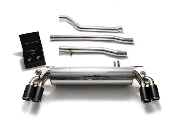 ARMYTRIX Stainless Steel Valvetronic Catback Exhaust System Quad Carbon Tips BMW 520i | 530i G3X 17-18
