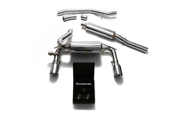 Armytrix Stainless Steel Exhaust System Chrome Tips Ford Focus RS MKII 17+