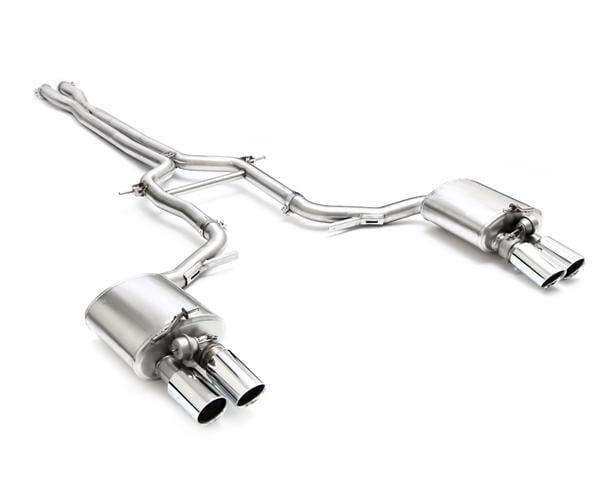 ARMYTRIX Stainless Steel Valvetronic Exhaust System Quad Blue Coated Tips Porsche 970 Panamera | S 10-13