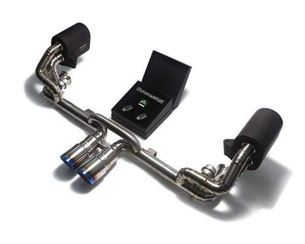 ARMYTRIX Stainless Steel Valvetronic Exhaust System Dual Matte Black Tips Porsche 991 GT3 | GT3 RS 14-17