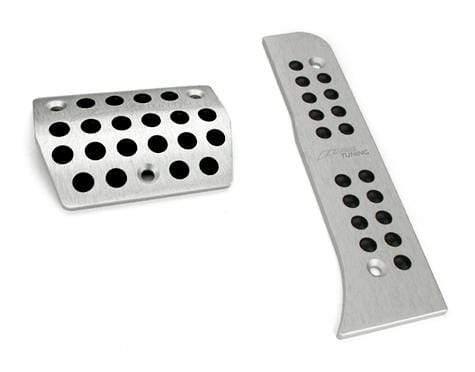 AWE Tuning Pedal Covers ONLY | Mk5 | Mk6 | A3 | B6 | CC - Silver - Auto | DSG