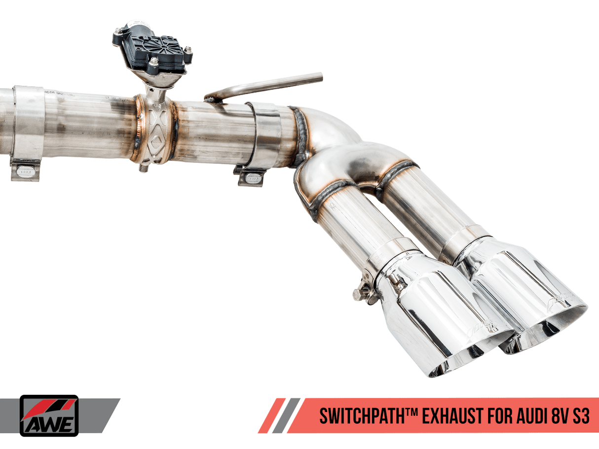 AWE Tuning Audi 8V S3 Sedan SwitchPath Exhaust System