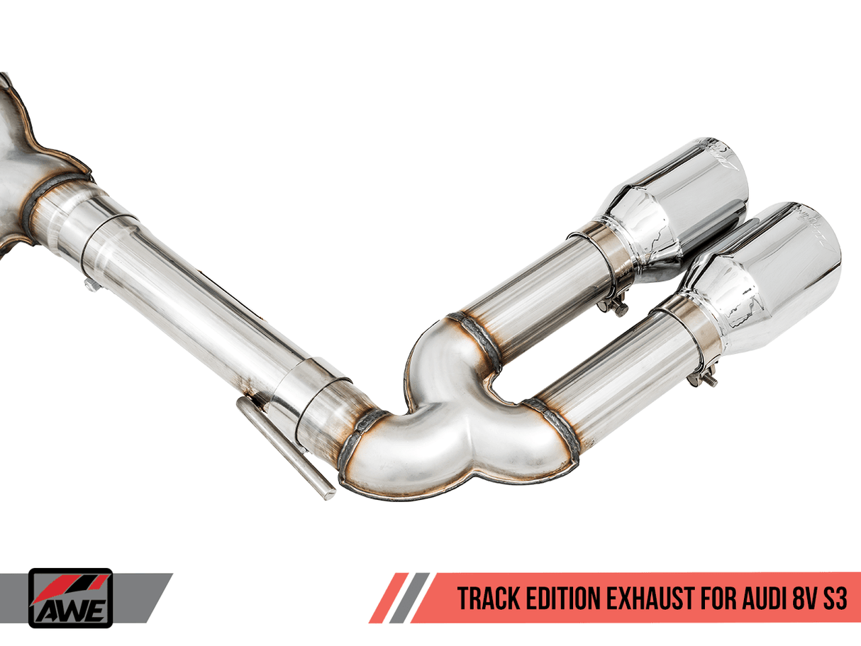 AWE Tuning Audi S3 Sedan Track Edition Exhaust System