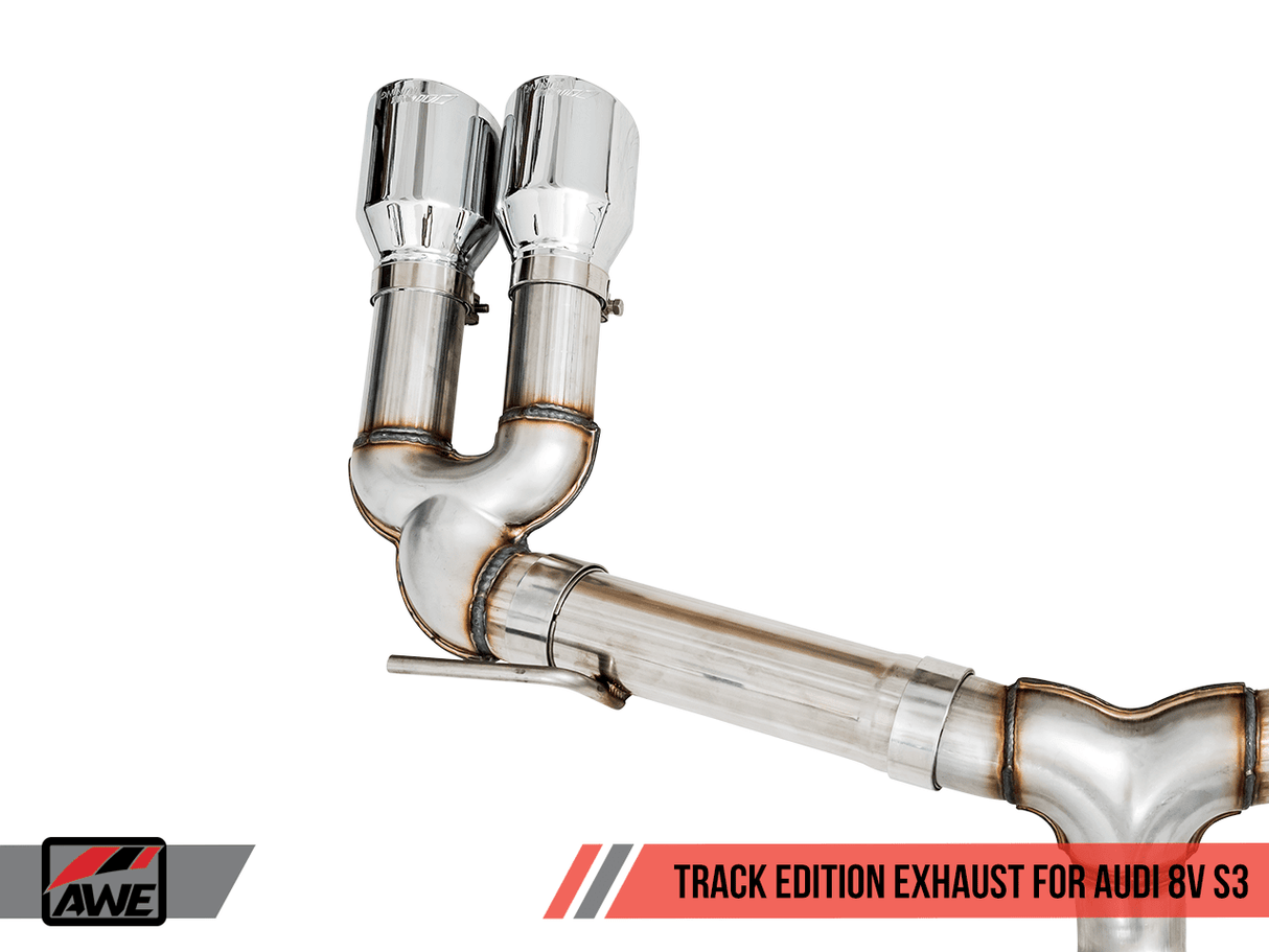 AWE Tuning Audi S3 Sedan Track Edition Exhaust System