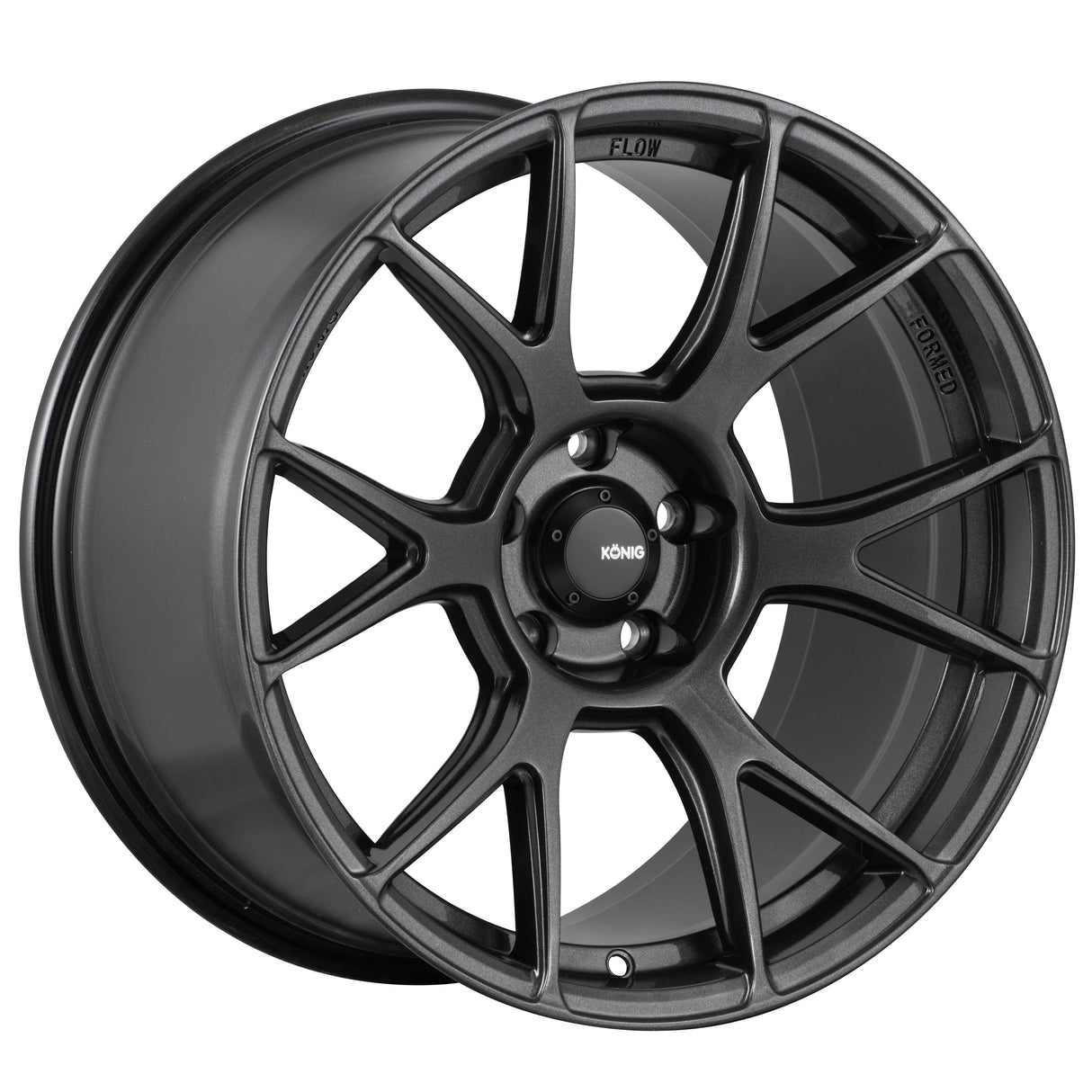 Konig Ampliform 17" 4x100 Dark Metallic Graphite