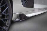 Audi R8 V10 PLUS (2015 ) - Carbon Side Fins (Matte)