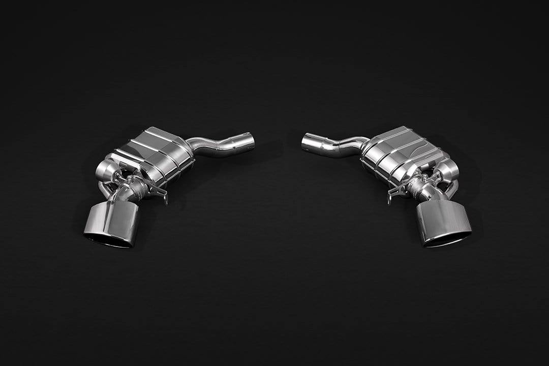 Audi RS5 (B9/F5) Valved Catback Exhaust System w MidPipes, Oval RS-Style Tips, with CES3