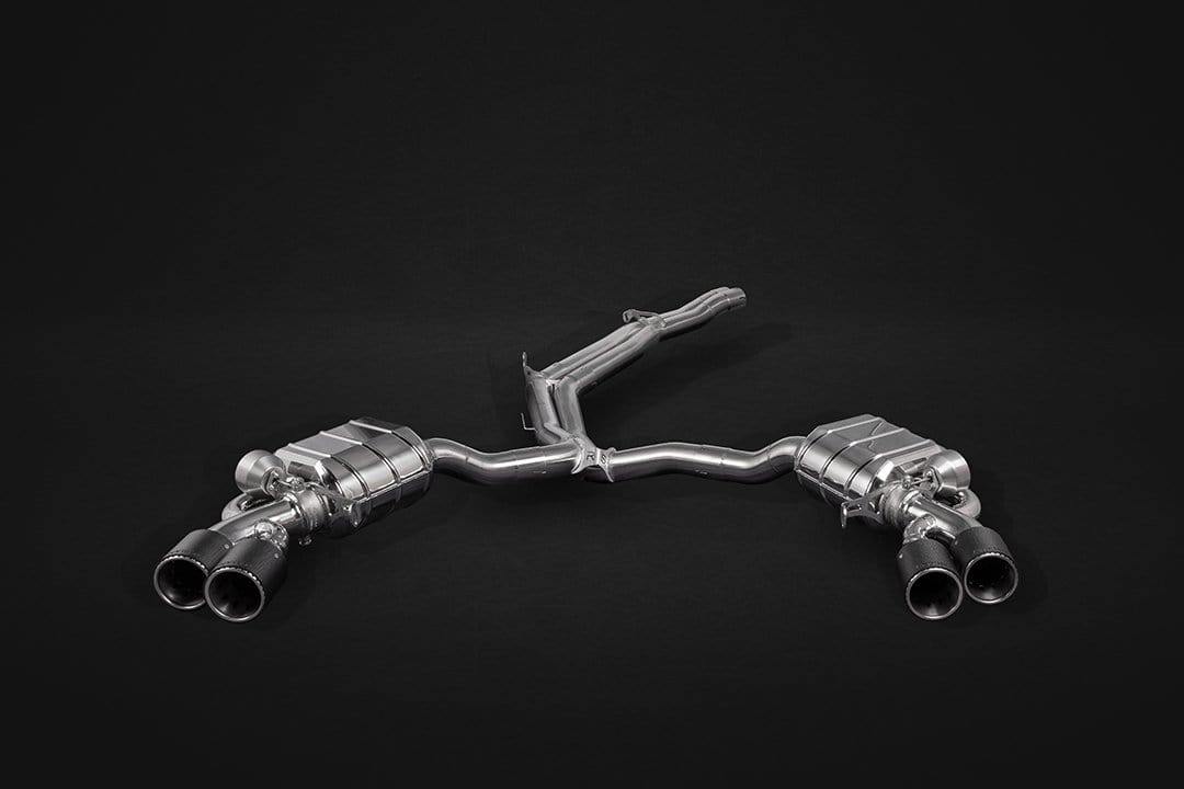 Audi RS5 (B9/F5) Valved Catback Exhaust System, Carbon Tips, with CES-3