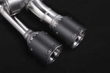 Audi S4/S5 (B9) Valved Exhaust System, Mid-Pipes, Carbon Tips, incl CES-3