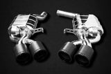 Capristo Valved Exhaust with Carbon Fiber Tips (E2P) | Audi RS6/RS7 C8