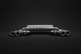 BMW M5 (F90) Valved Exhaust System, Mid-Pipes, & CES-3 Remote Kit with Carbon Fiber Tips