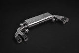 BMW M5 (F90) Valved Exhaust System, Mid-Pipes, & CES-3 Remote Kit with Carbon Fiber Tips