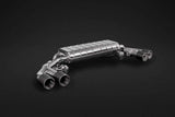 BMW M5 (F90) Valved Exhaust System, Mid-Pipes, & CES-3 Remote Kit with Carbon Fiber Tips