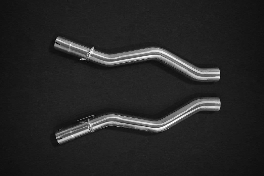 BMW M5 (F90) Valved Exhaust System, Mid-Pipes, & CES-3 Remote Kit with Carbon Fiber Tips