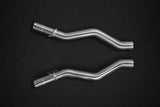 BMW M5 (F90) Valved Exhaust System, Mid-Pipes, & CES-3 Remote Kit with Carbon Fiber Tips