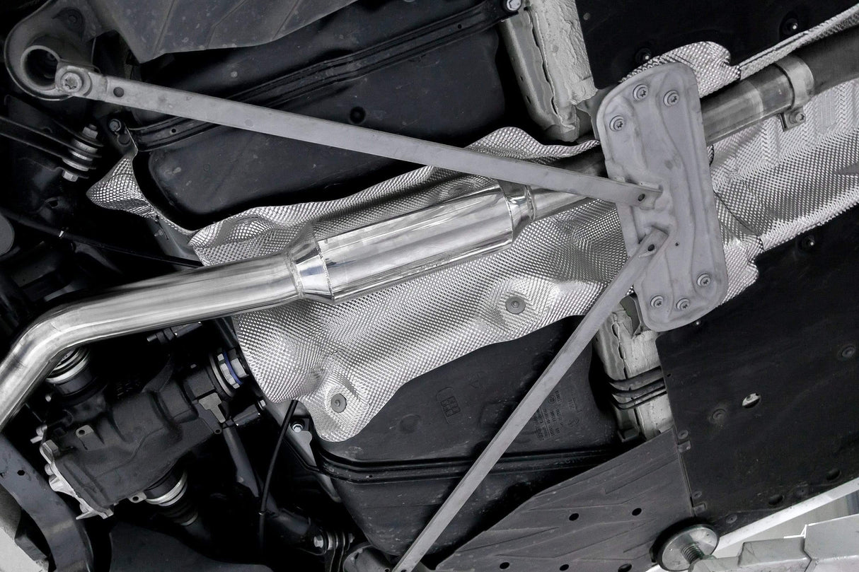 BMW 428i Valved Exhaust System with Mid-Silencer, Skirt, and CES-3 Controller