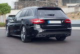 Mercedes C43 AMG T-Model (S205) - Valved Exhaust System, Mid-Pipe (with CES-3 Remote)