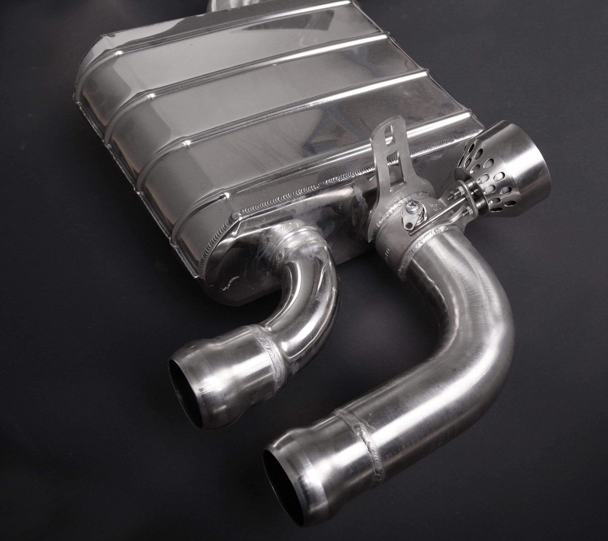 Porsche 958 Cayenne Turbo & Turbo S (2014-2018) - Valved Exhaust System & Mid-Pipes (incl. CES Remote)